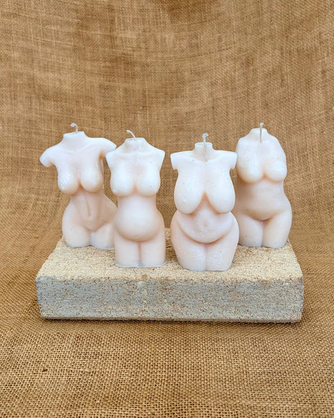 Body Form Soy Candle – Sculptural Female Figure Candle