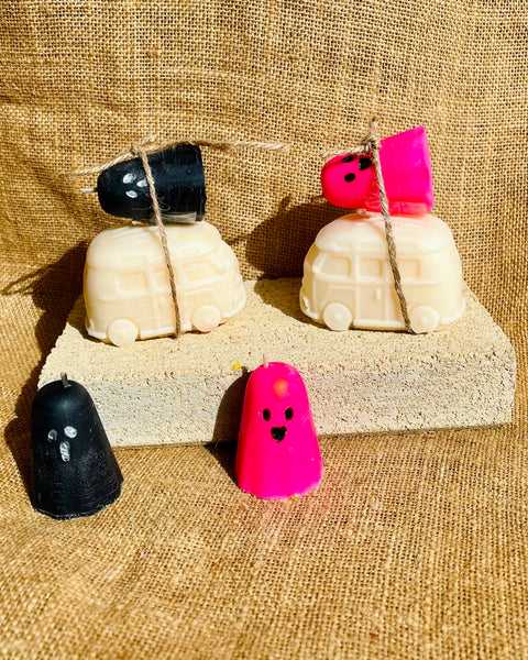 Ghost Buster Kombi Van Candle