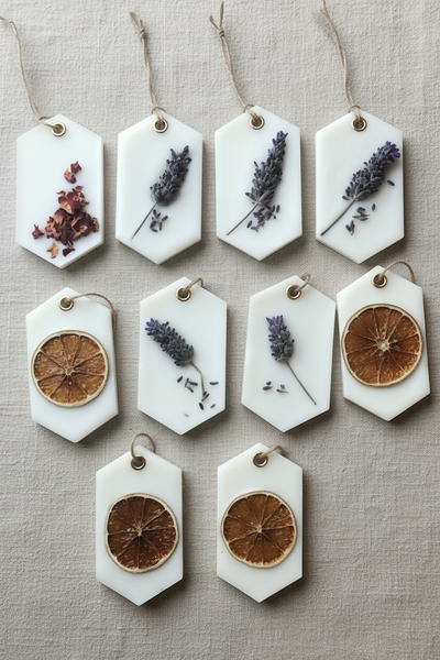 Kourage & Co Scented Wax Tablet Air Freshener – handmade botanical fragrance tablet, Melbourne