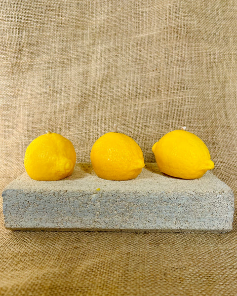 Lemon Shaped Scented Candle