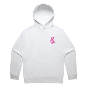 Kourage & Relax Hood Double-sided - Pink Hoops