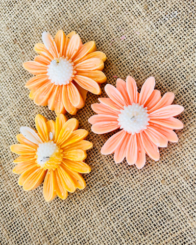 Daisy Flower Candle