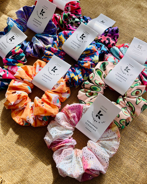 Fun Printed Scrunchie