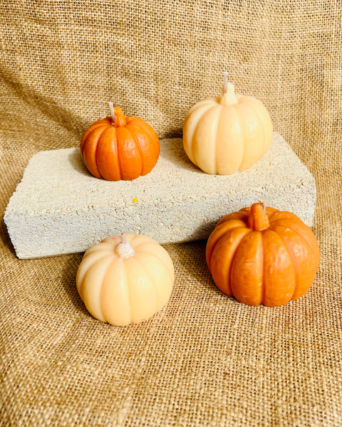 Pumpkin Shaped Soy Candles