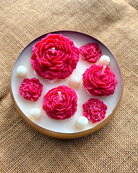 Rose Urli Candle