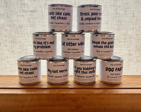 Funny Quote Candle Tin