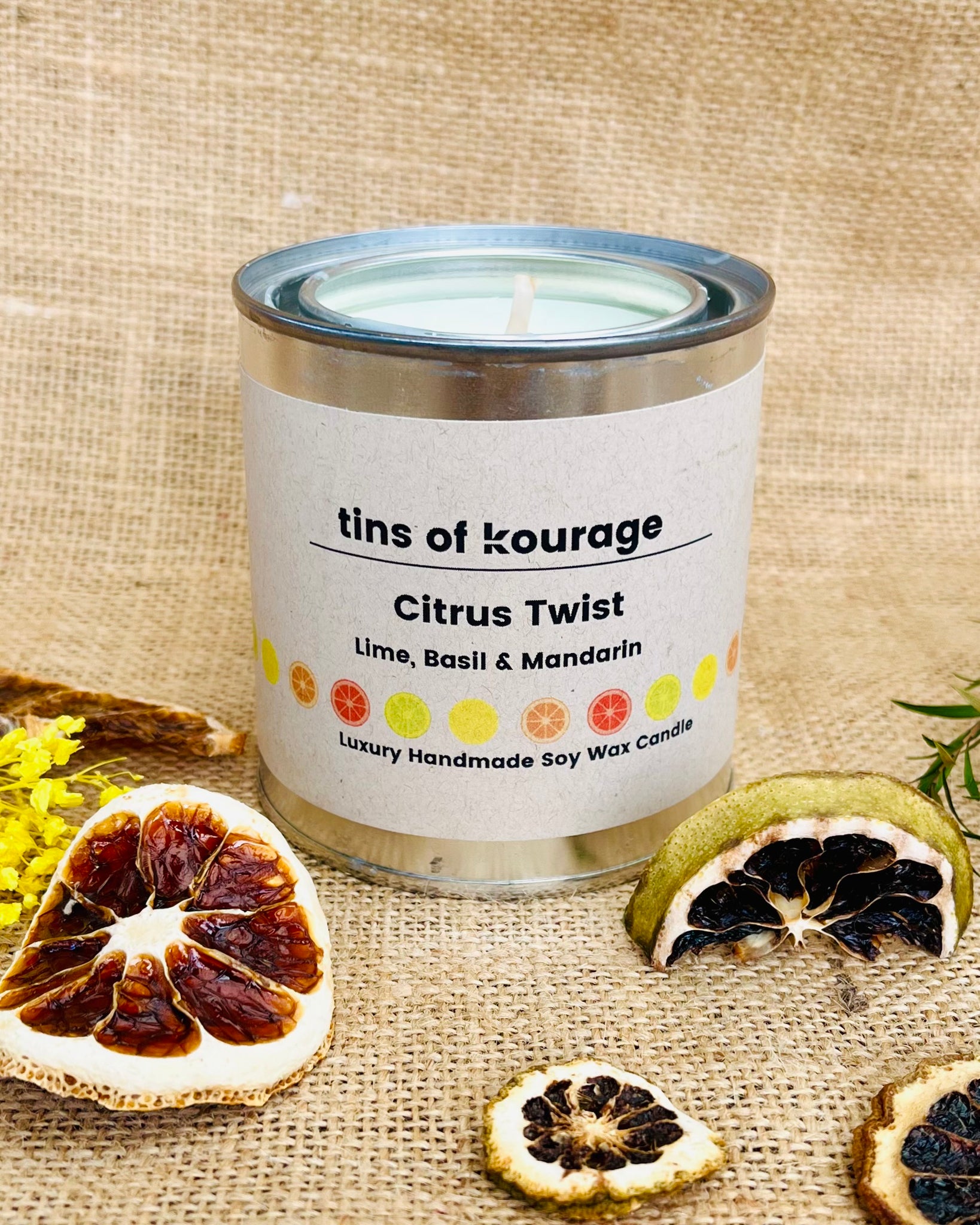 Citrus Twist Soy Wax Candle