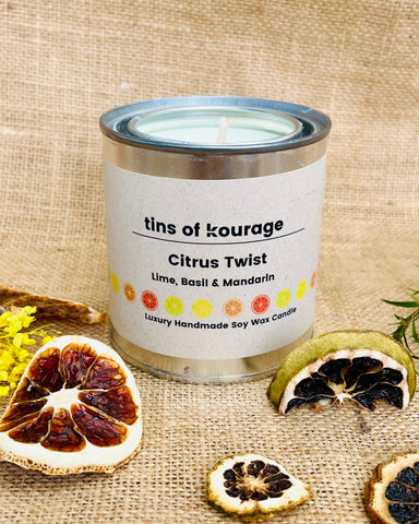 Citrus Twist Soy Wax Candle