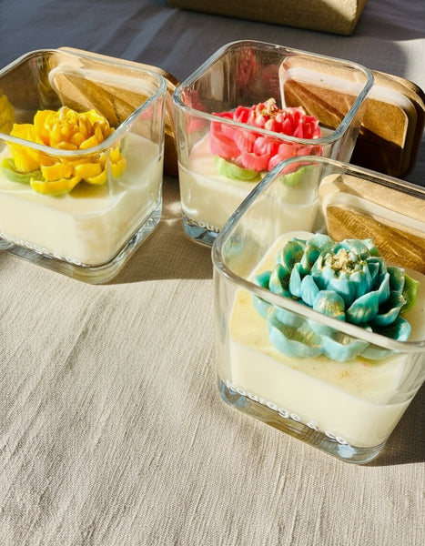 Lotus Bloom Cube – Limited Edition Candle