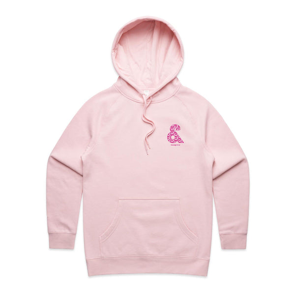 Kourage & Pink Women's Double-sided Print Hoodie