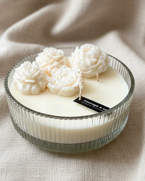 Peony Garden Bowl Candle
