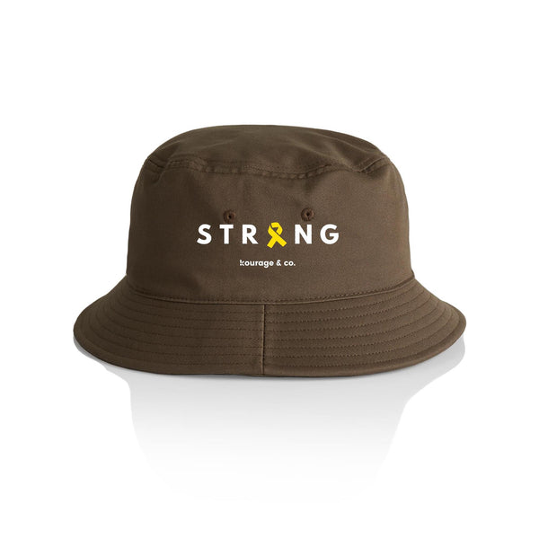 STRONG Bucket Hat | Childhood Cancer Awareness Hat