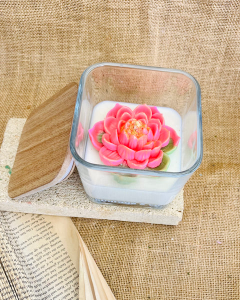 Lotus Bloom Cube – Limited Edition Candle
