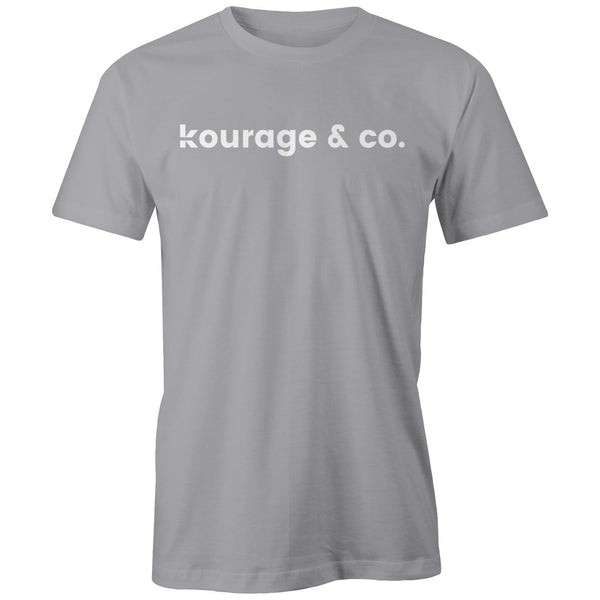 Kourage & co Unsex Tee - White Print