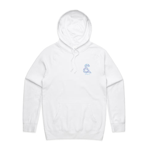 Kourage & White Double-sided Print Hoodie