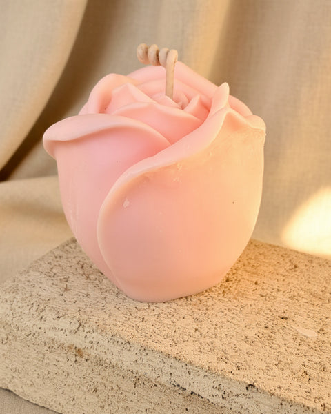 Rose Bud Soy Candle | Floral Gift Candle