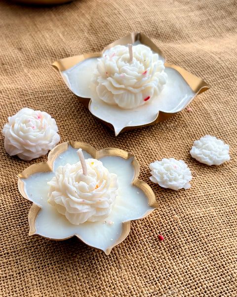 Rose Urli Candle