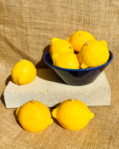 Lemon Shaped Scented Candle