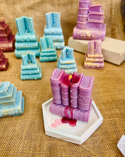 Reading Nook Book Candles