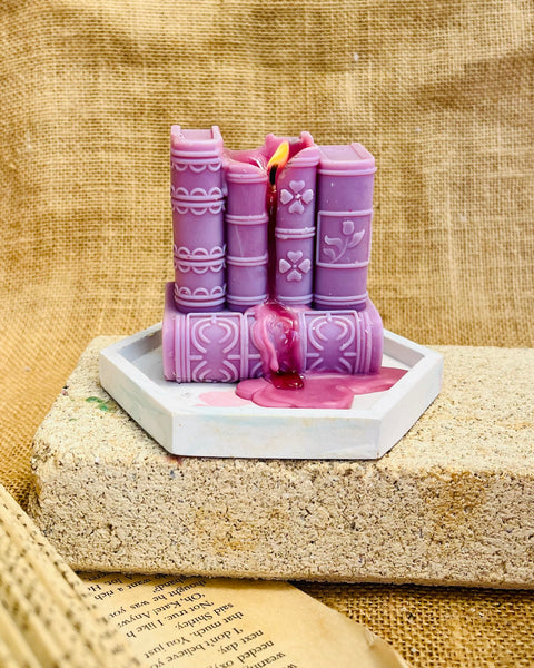 Reading Nook Book Candles