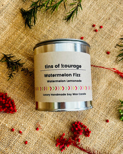 Watermelon Fizz Soy Wax Candle