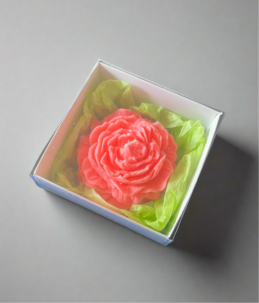 Peony Flower Candle