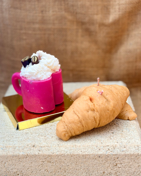 Buttery Croissant Soy Candle – French Bakery Scented Dessert Candle