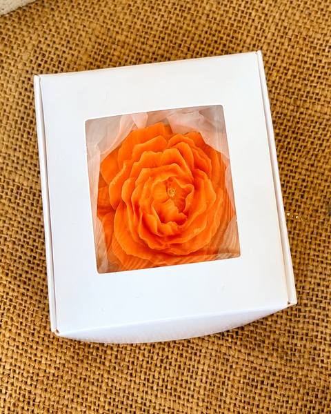 Festival Bloom – Marigold Flower Candle