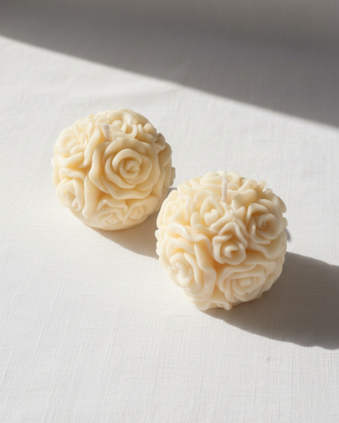 Rose Ball Soy Candle