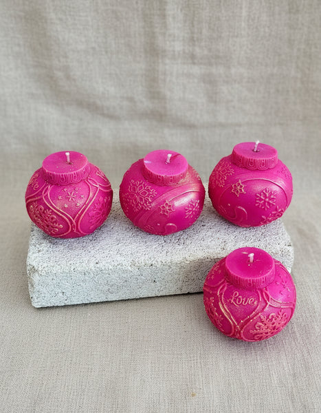 Christmas Bauble Candles