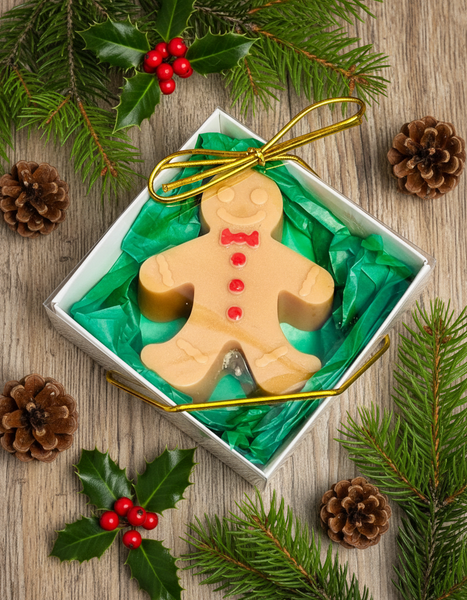 Gingerbread Man Candle