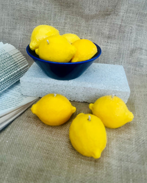 Lemon Shaped Scented Candle