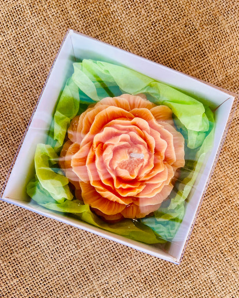 Festival Bloom – Marigold Flower Candle