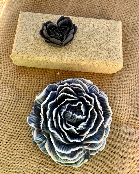 Grand Peony Flower Candle