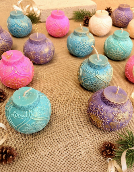 Christmas Bauble Candles