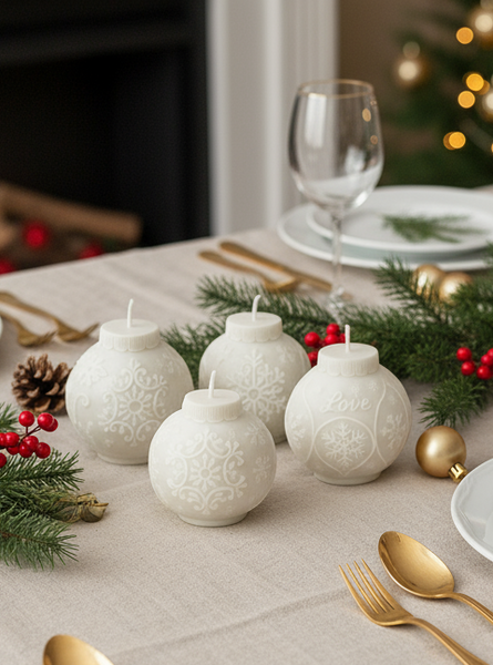 Christmas Bauble Candles