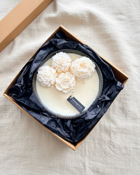 Peony Garden Bowl Candle