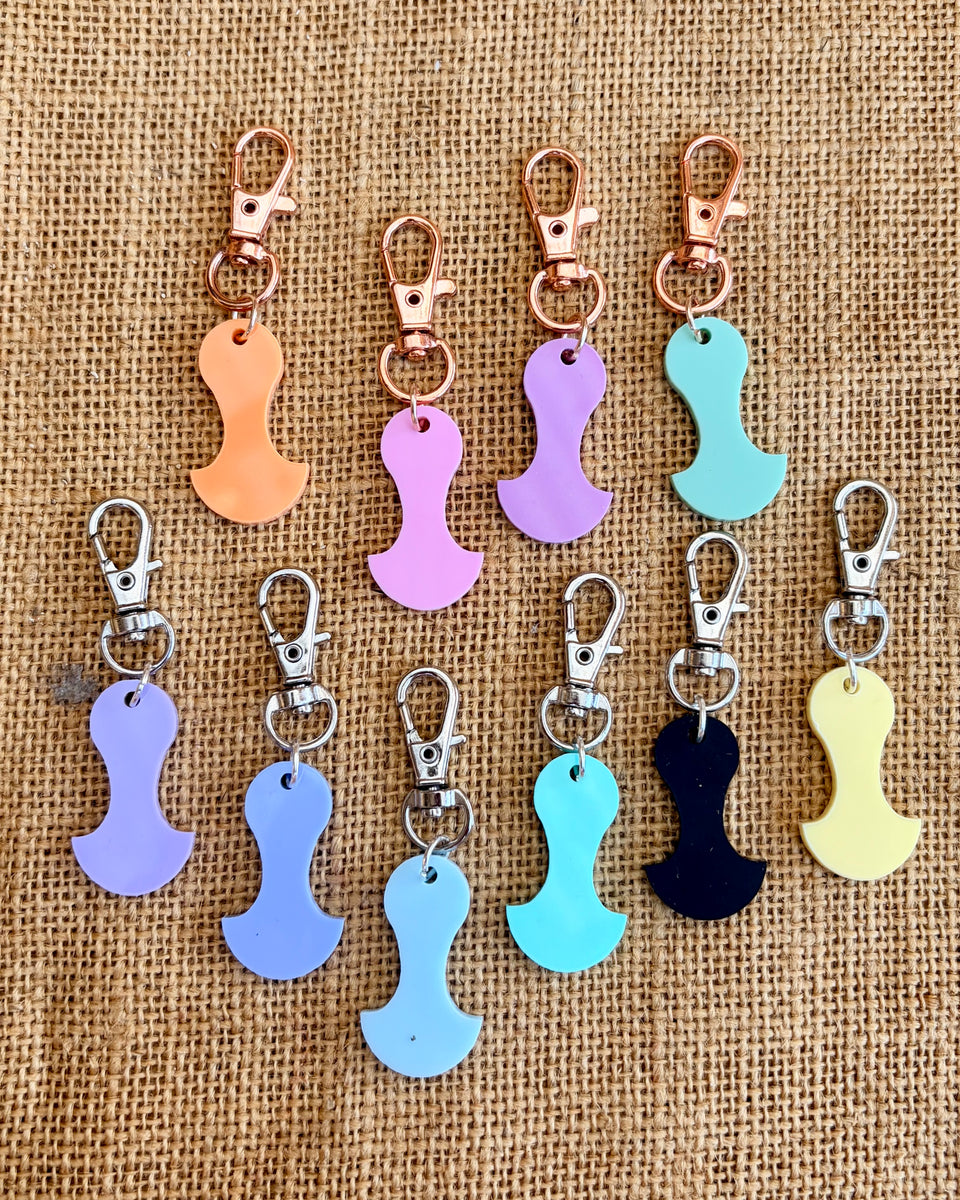 Shopping Trolley Token Keyring – kourage & co.