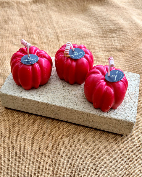 Heirloom Tomato Shaped Scented Candle