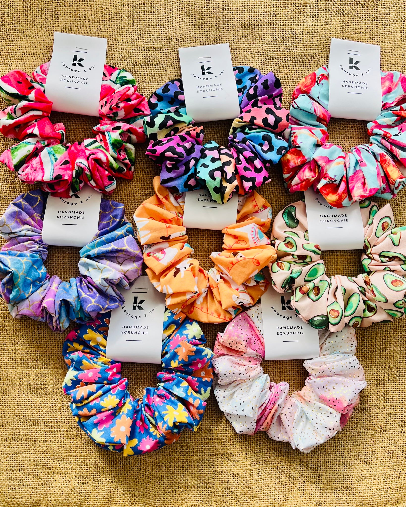 Fun Printed Scrunchie