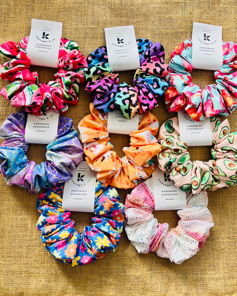 Fun Printed Scrunchie