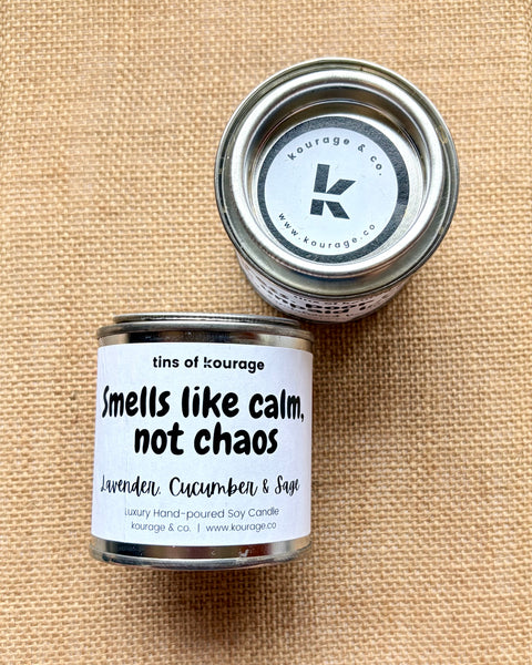 Funny Quote Candle Tin