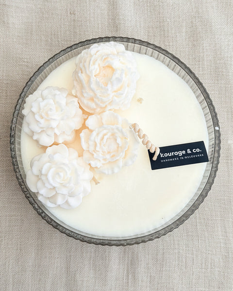 Peony Garden Bowl Candle