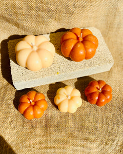 Pumpkin Shaped Soy Candles
