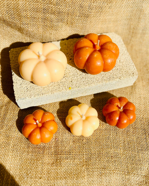 Pumpkin Shaped Soy Candles