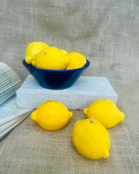 Lemon Shaped Scented Candle