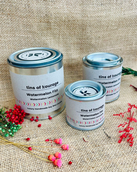 Watermelon Fizz Soy Wax Candle