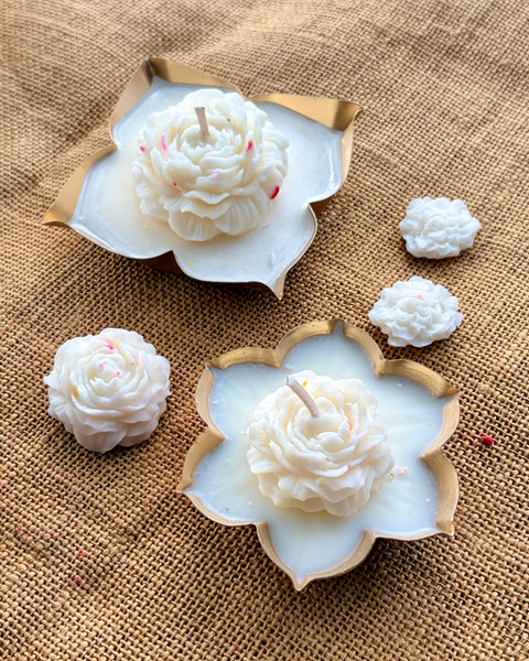 Rose Urli Candle