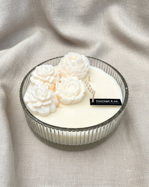 Peony Garden Bowl Candle
