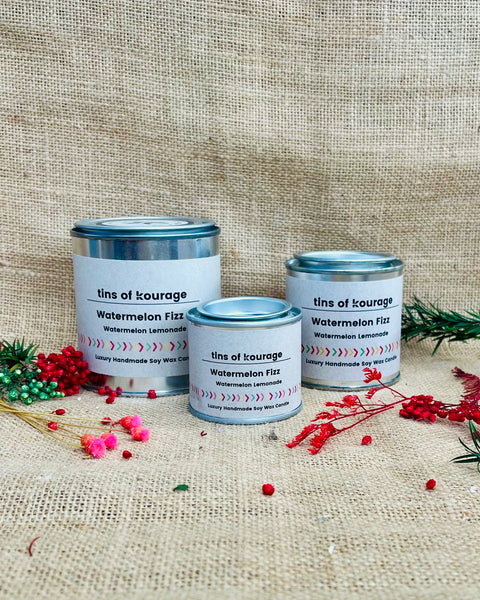 Watermelon Fizz Soy Wax Candle